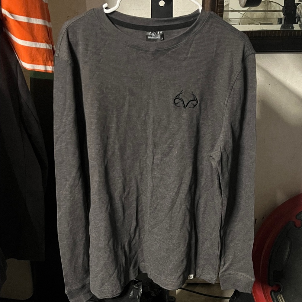Realtree Charcoal Long Sleeve Tee